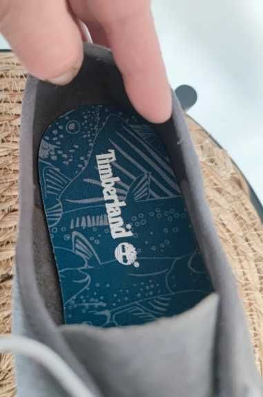 # Eleganckie Szare Skórzane Półbuty Timberland Rozm. 42 #