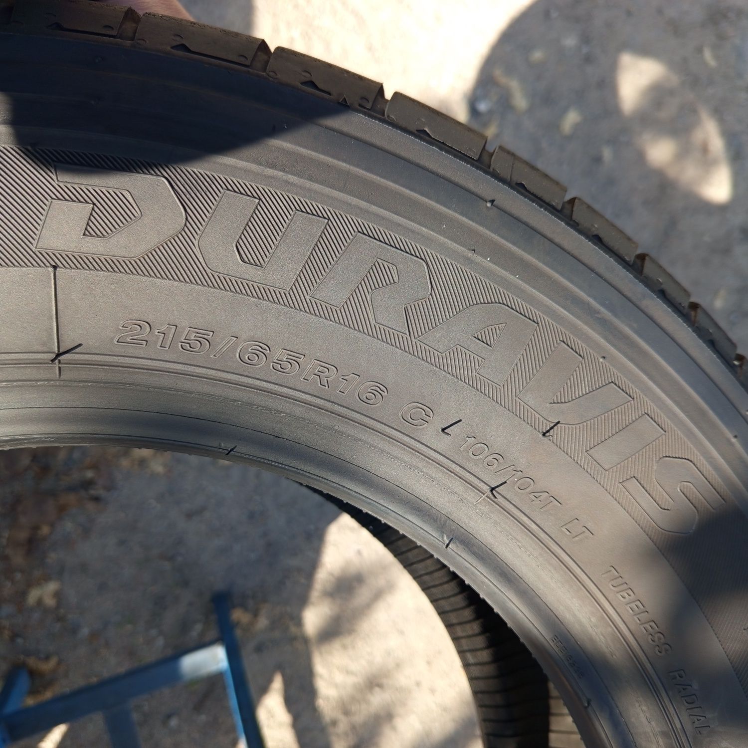 4x 215/65r16C Bridgestone Duravis r660 z 2022r 6.5mm