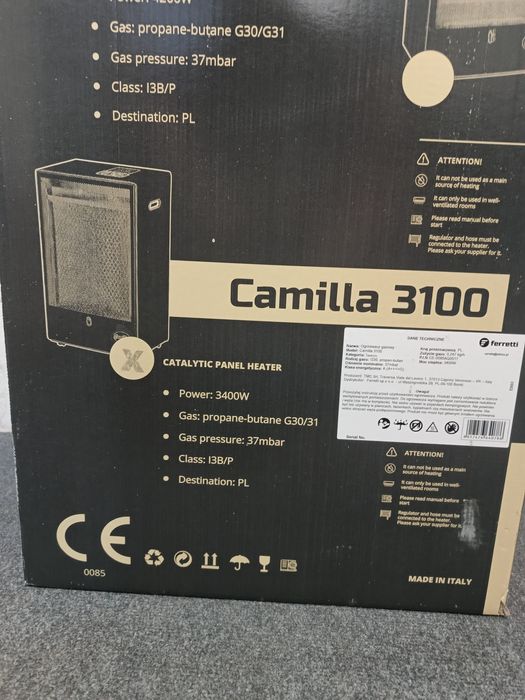 каталитический газовый обогреватель camilla 3100 Ferretti