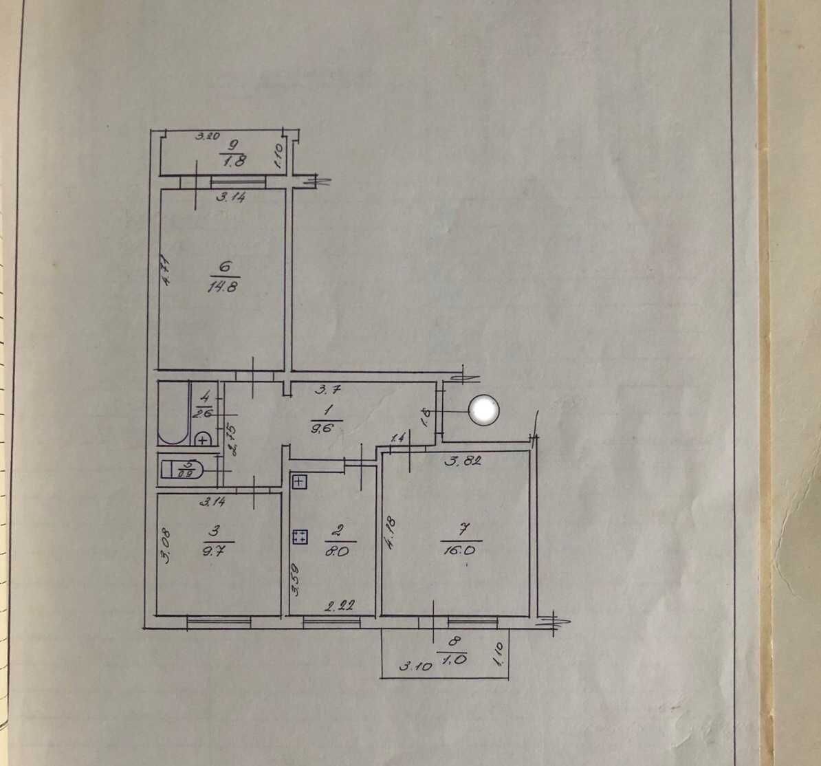 Продам 3к.квартиру, 65м, євроремонт, 7/9, меблі та техніка, 2 лоджії.