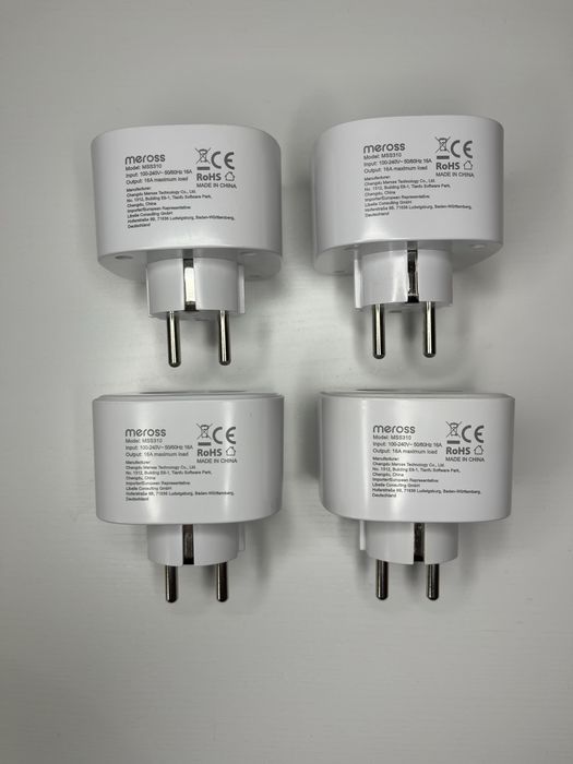 Meross MSS310 Smart Wi-Fi Plug Zestaw 4 gniazdek Smart