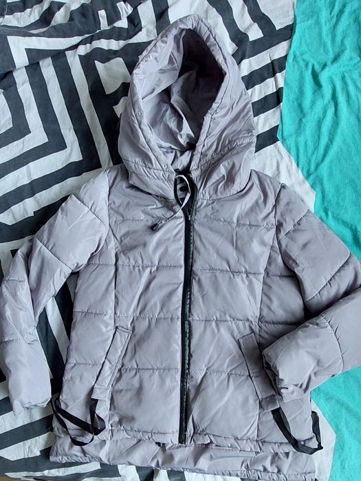 Kurtka puchowa szara