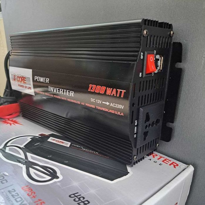 Бесперебойник для котла Преобразователь зарядка 15А 1300W Инвертор UPS