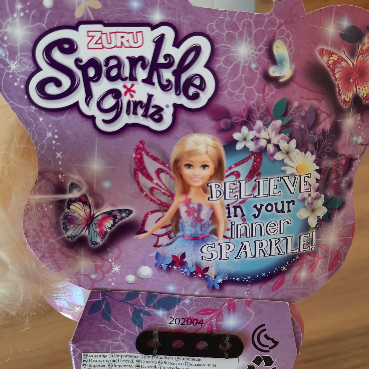 Lalka wróżka skrzydełka jak Barbie Zuru sparkle girlz