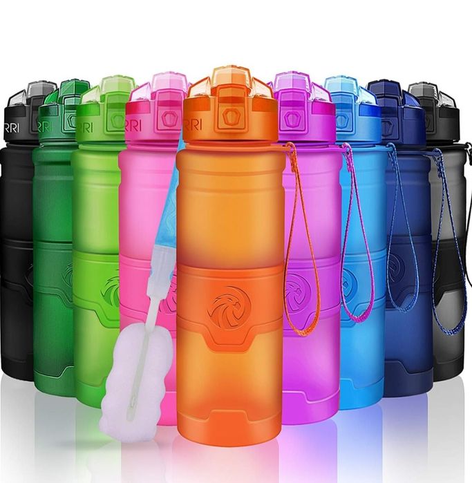 ZORRI Butelka na wodę pomarańczowa 400ml bez BPA