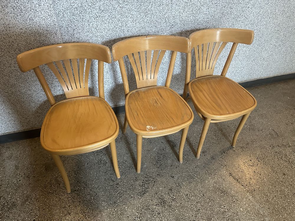 Krzesła gięte Radomsko lata 90
