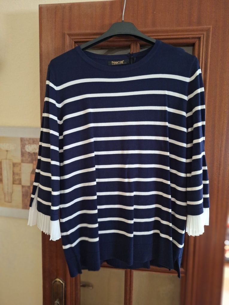 Lote de 20 blusas de malha e 2 casacos Moda Ana e Nana Moda Girls
