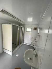 Kontener toaleta sanitarny 15m2 2WC 2prysz 2zlew nowy bojler 60L