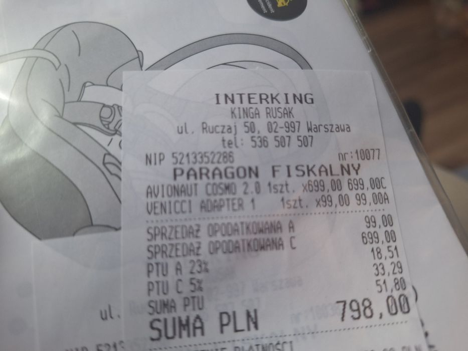 Fotelik samochodowy Avionaut cosmo