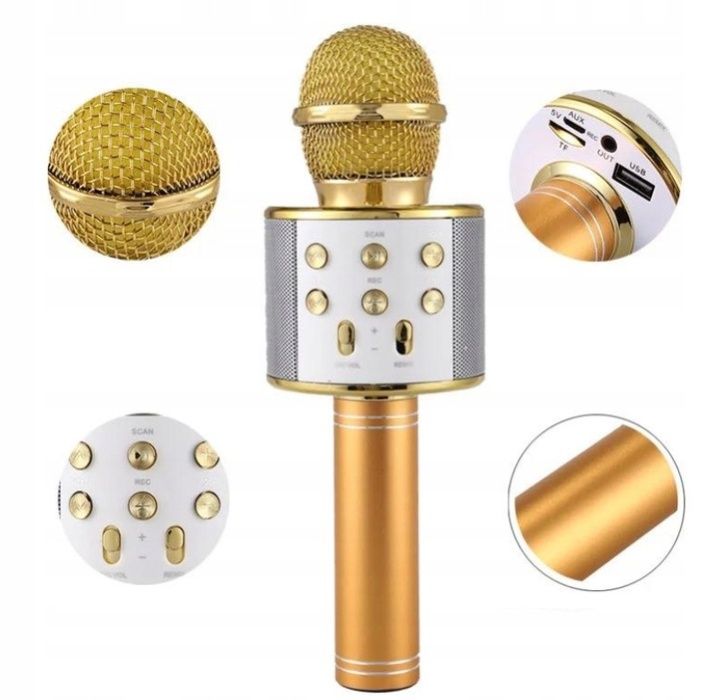 MIKROFON BEZPRZEWODOWY Z Głośnikiem Karaoke Bluetooth