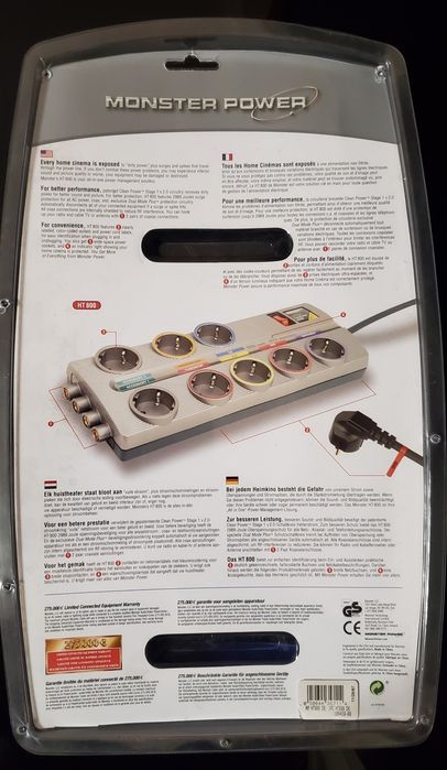 Сетевий фільтр MONSTER POWER HT800