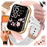 Smartwatch Damski Zegarek Złoty Rozmowy Sport Puls Polskie Menu + 3 Pa