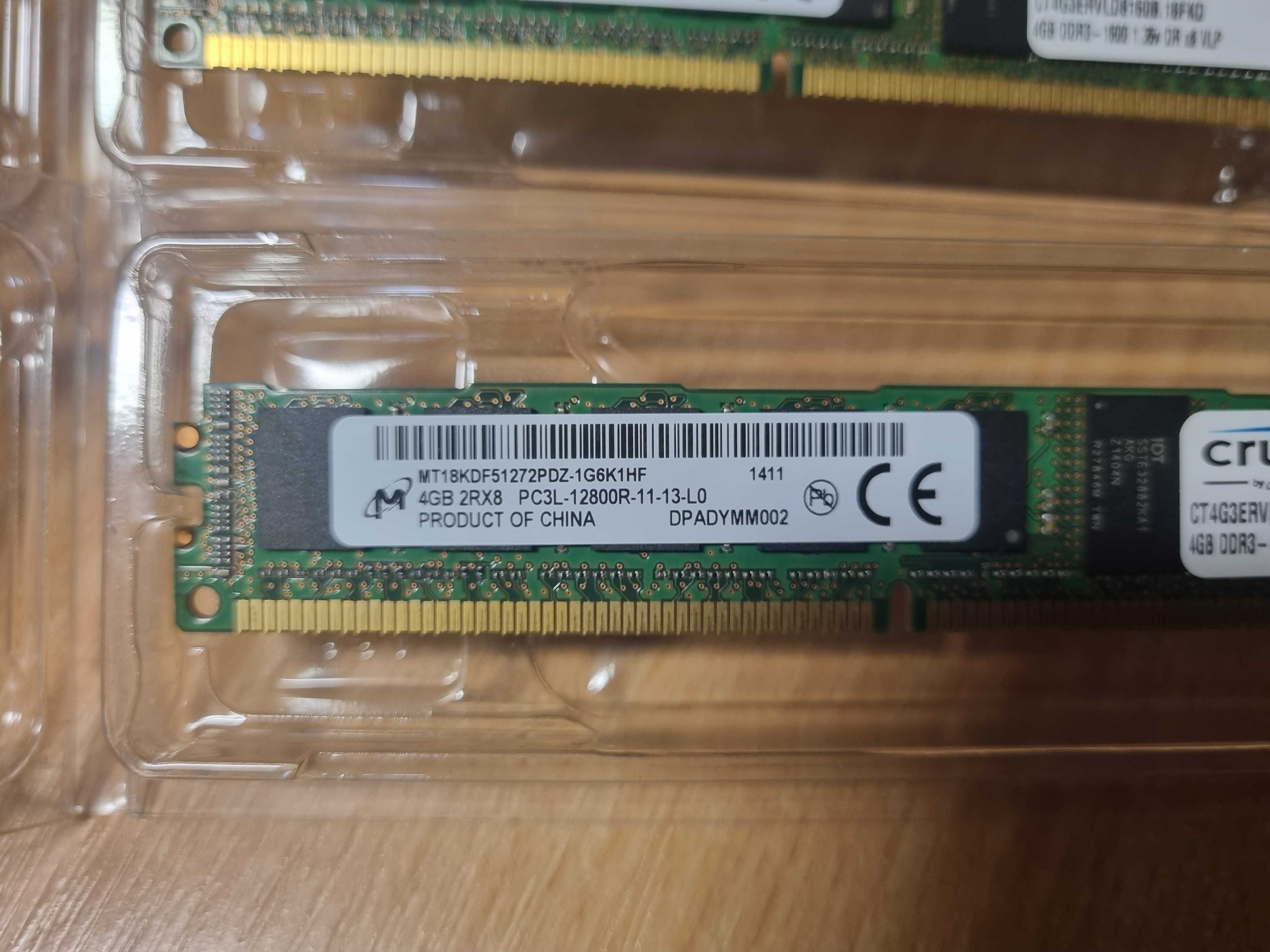 Оперативна пам'ять ОЗУ RAM Micron Crucial 8Gb (2x4GB) DDR3 - 1600МГц