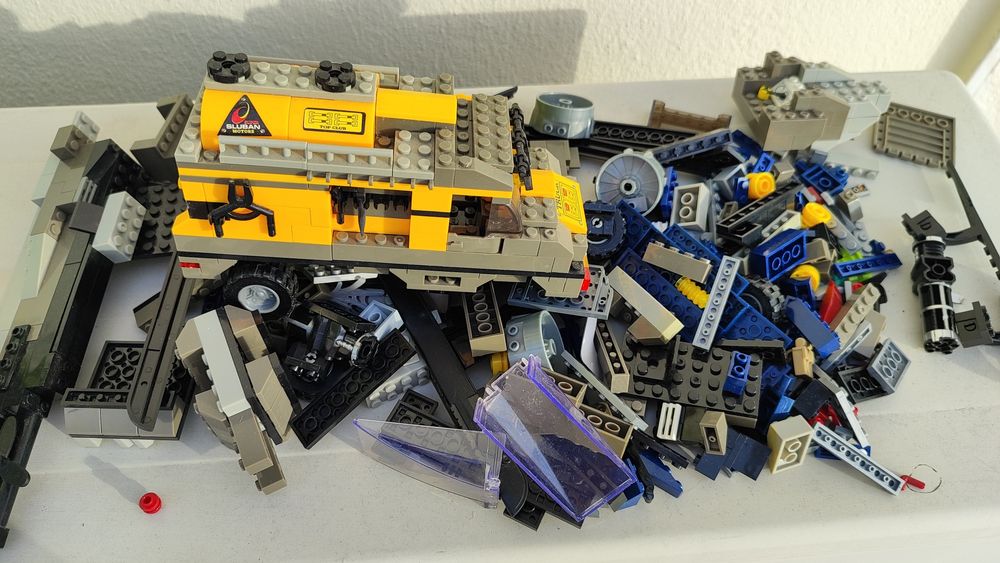 Lote de blocos de construção