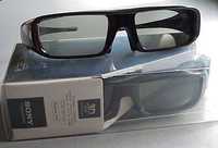 Komplet : 2 x okulary 3D Sony TDG-BR100 – TV Sony Bravia - jak nowe