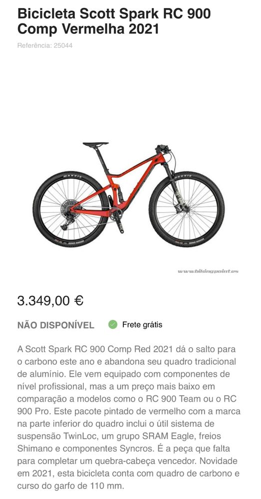 Scott spark rc 900 comp 29