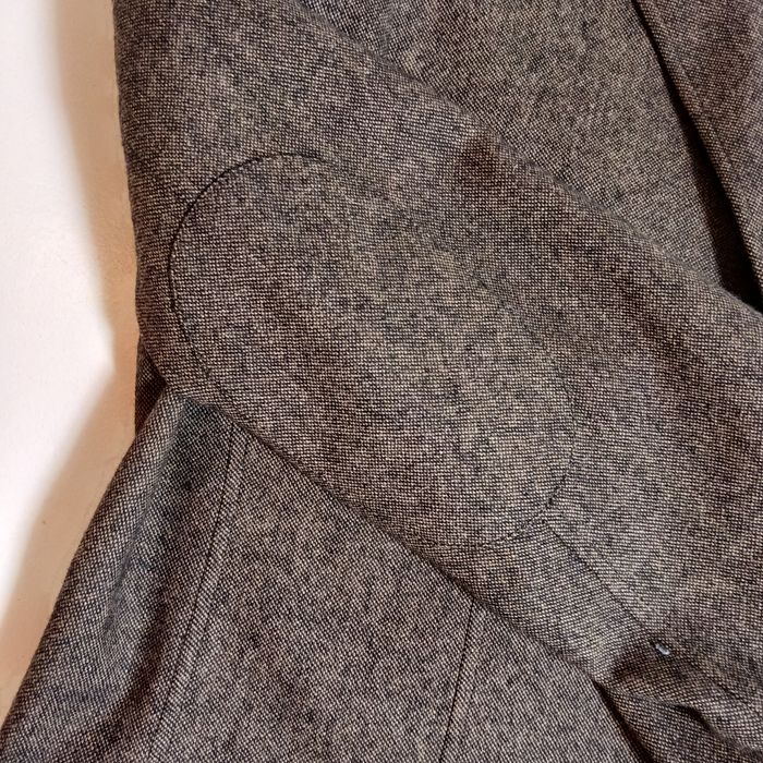 Marynarka ciemny brąz z wełną ciepła