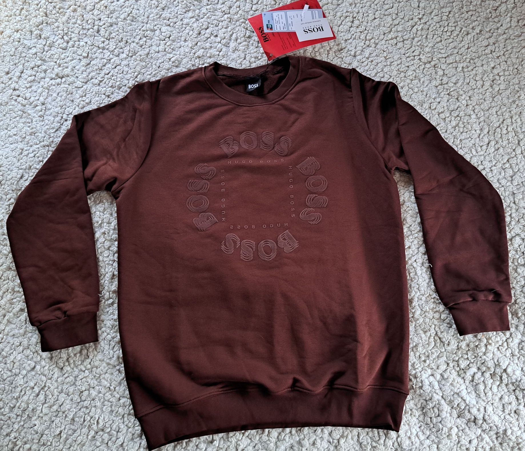Bluza męska brązowa 2xl nowa bawełna prezent 3nitkowa