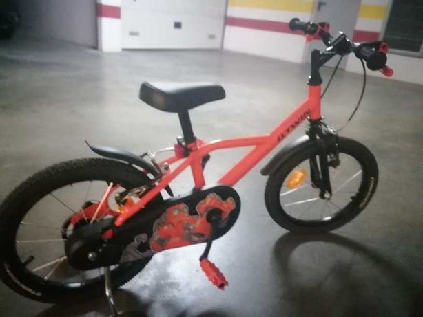 Bicicleta de criança 16´´ Btwin laranja