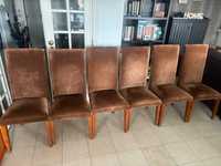 6 cadeiras de sala em veludo