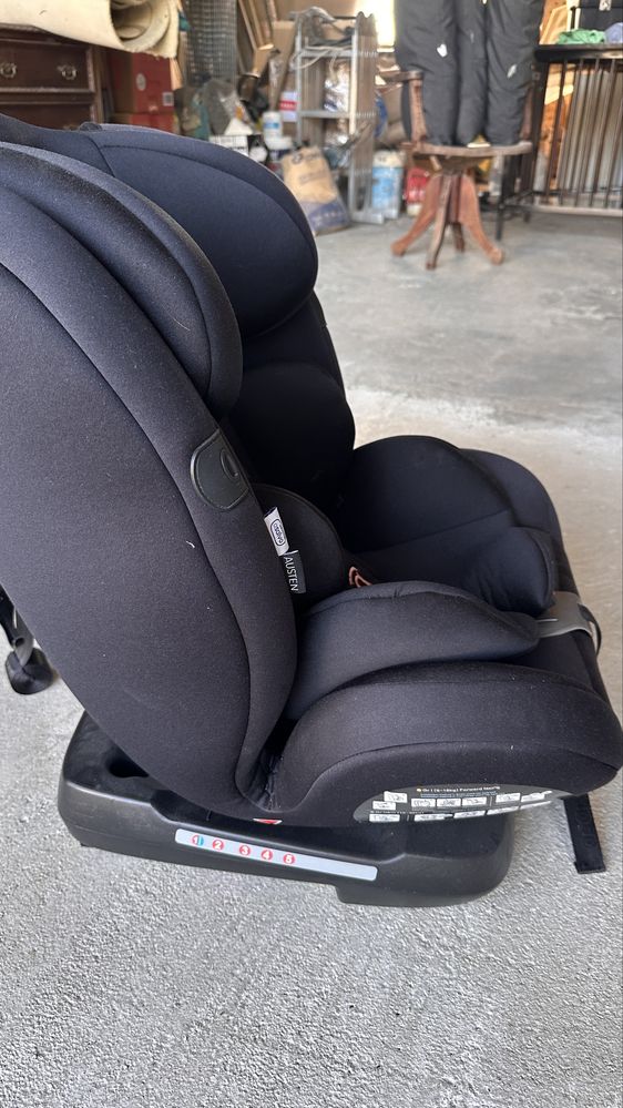 Cadeira carro isofix rotativa e inclinação