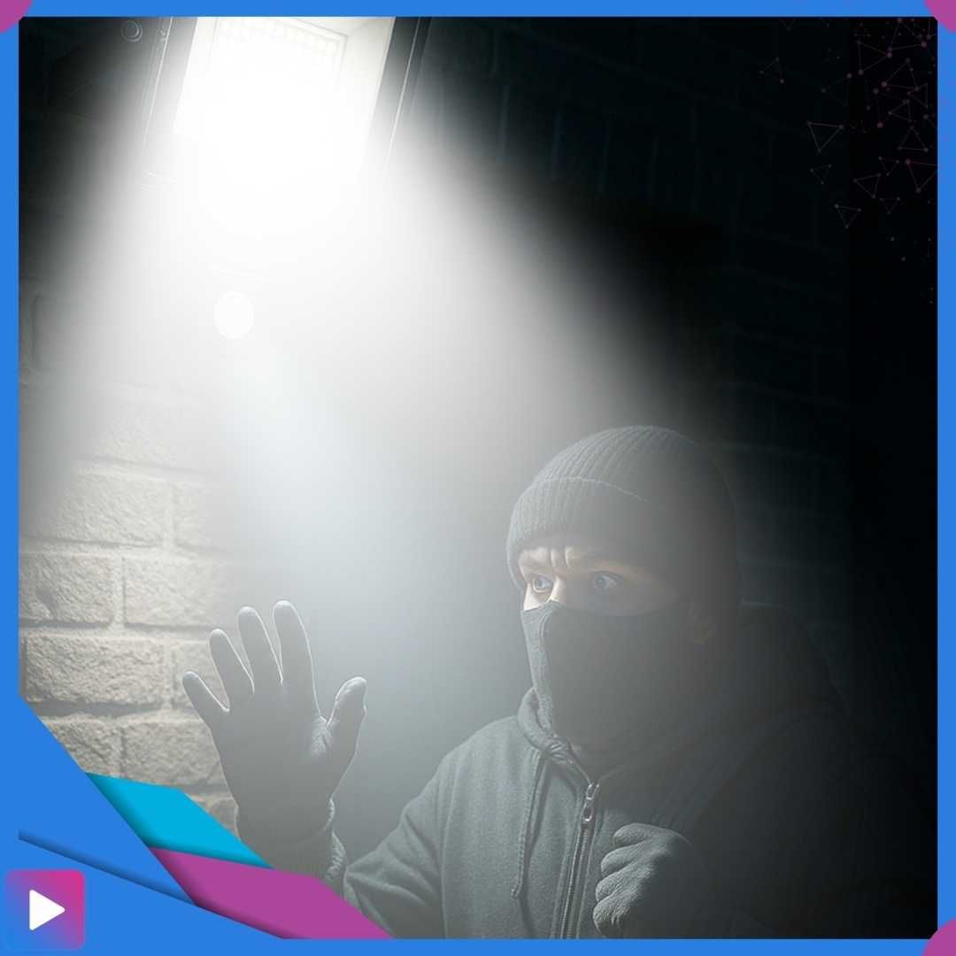 Halogen LED 100W z Czujnikiem Ruchu i Zmierzchu na Kablu Naświetlacz