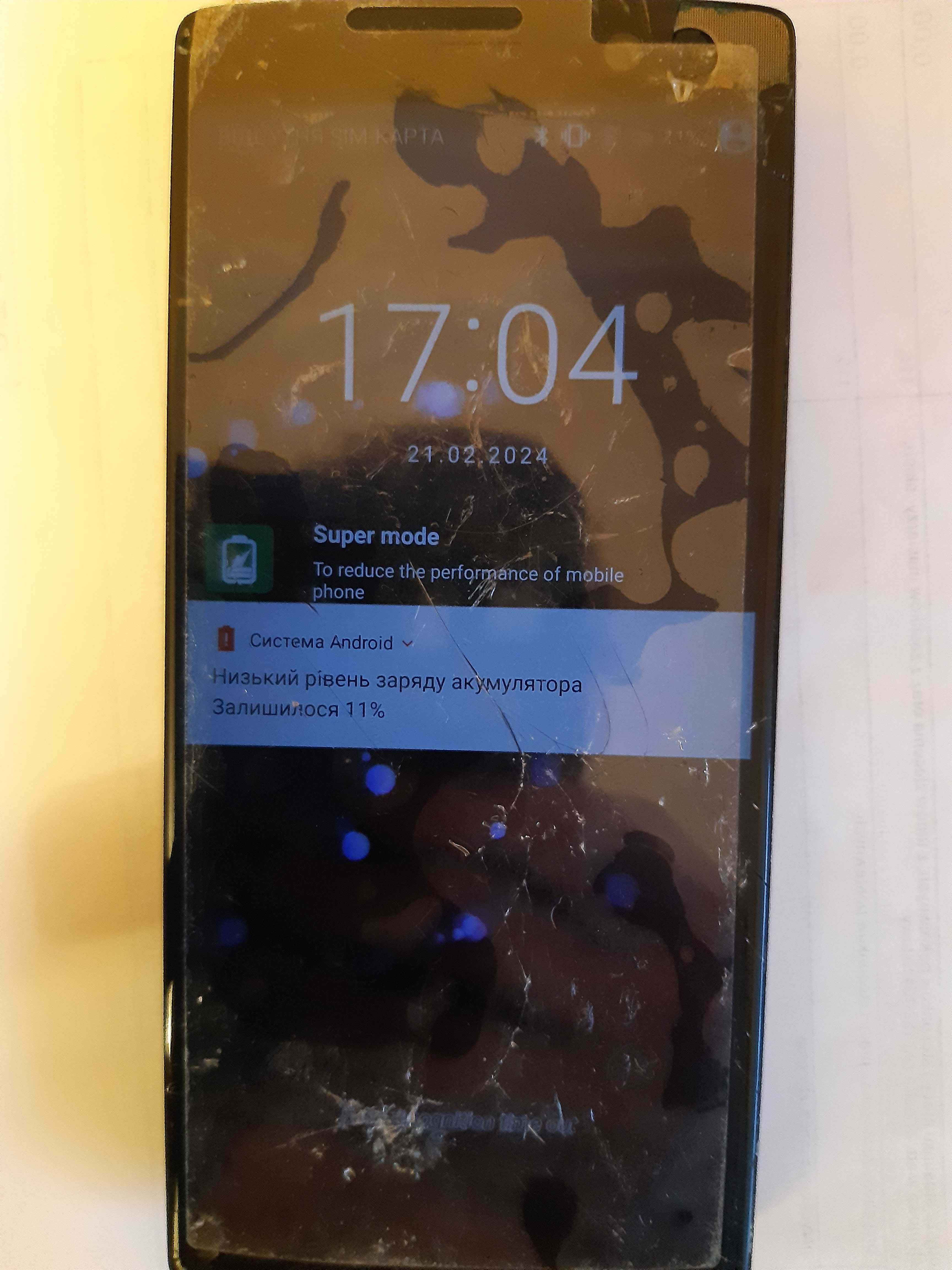 Na części  telefon DOOGEE BL12000