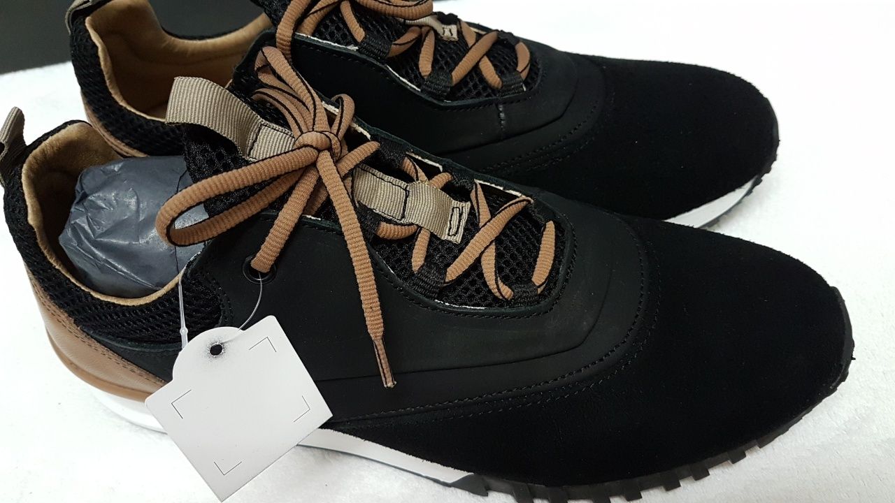 Кожаные кроссовки немецкой фирмы Am Shoe 40,41 размеры,оригинал.