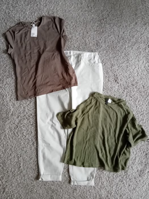 Zestaw ubrań damskich/16 sztuk/ rozmiar L/40 nowe