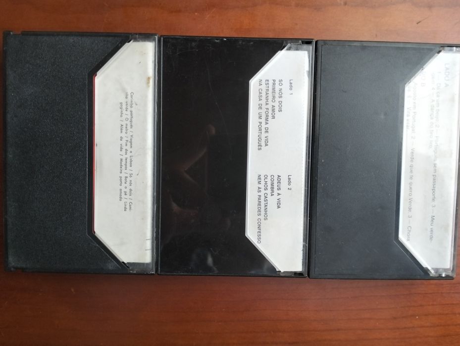 3 antigas cassetes Roberto Leal