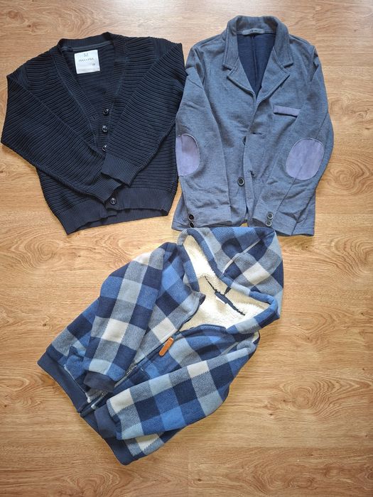 Bluza + marynarka + sweterek r. 122