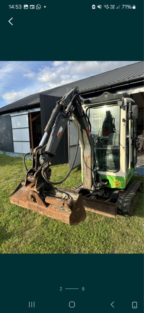 Minikoparka Terex  2015rok 2350mth