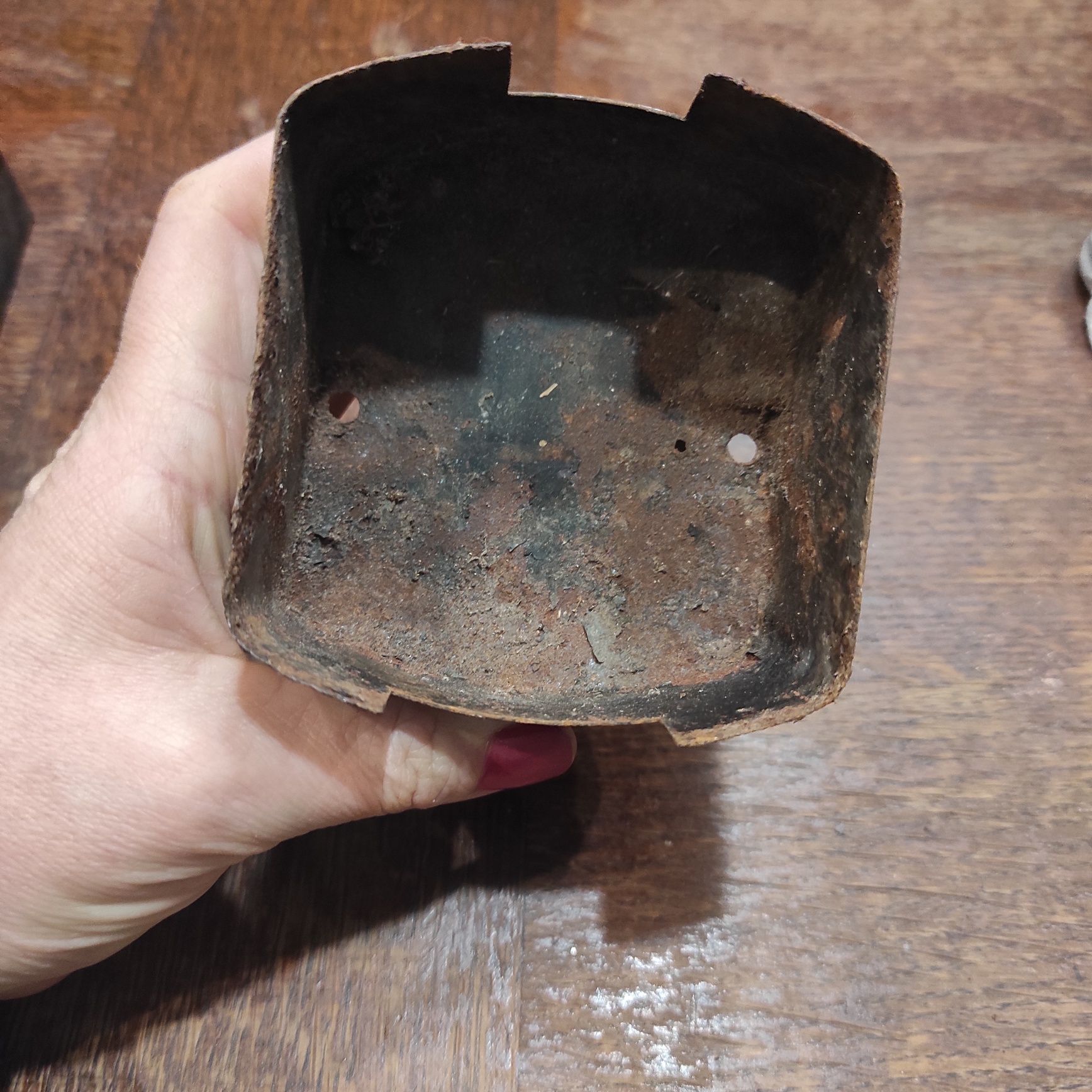 Stara niemiecka obudowa małego transformatora Zenit 1948