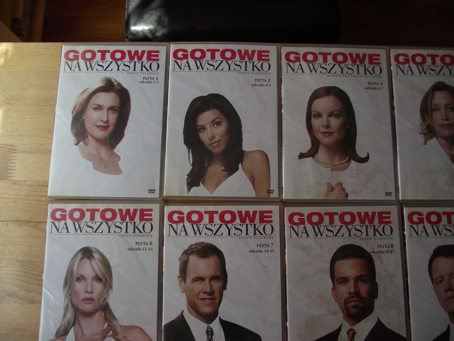 Gotowe na wszystko sezon 1 i 2 dvd, film, serial, kino