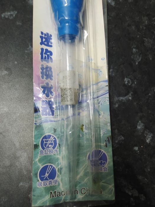 Pipeta para alimentar corais