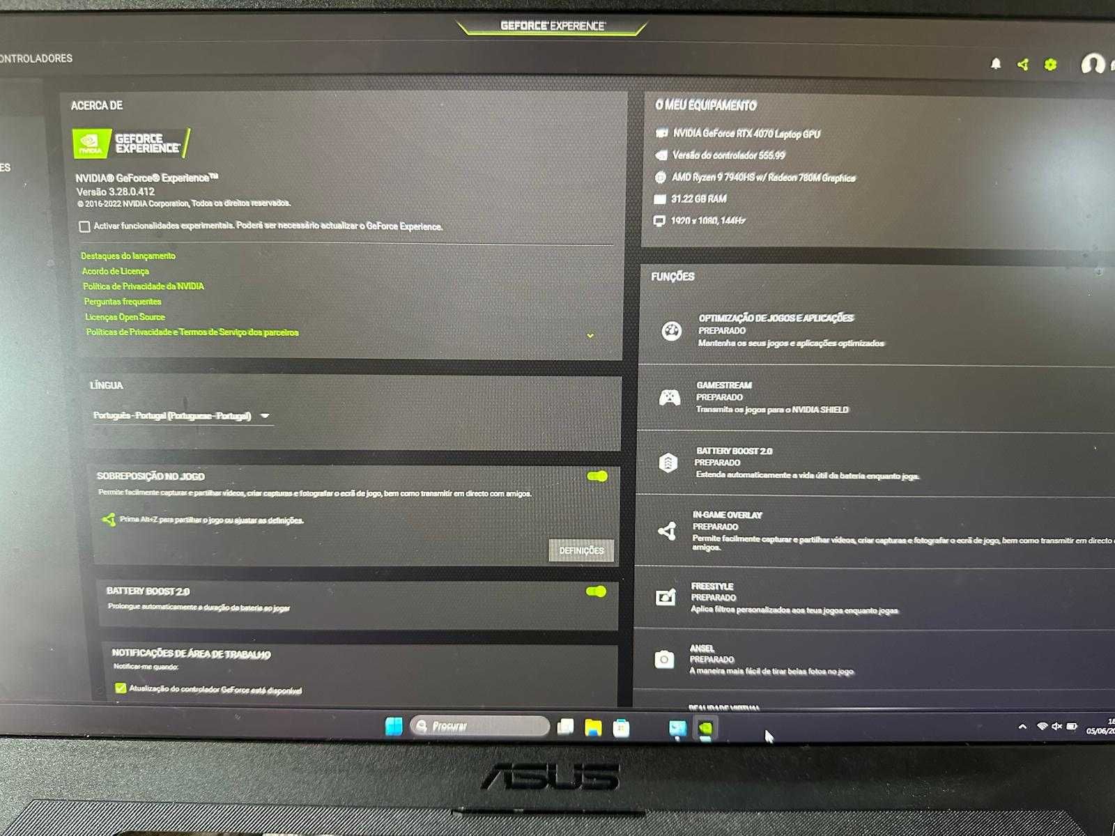 Asus rtx 4700 , ryzen 9