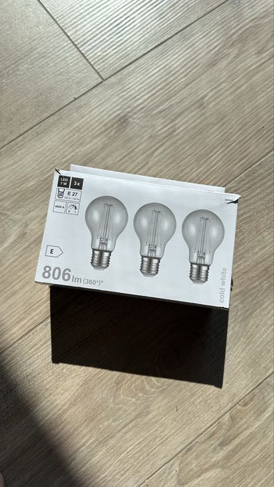 Żarówki LED E27 pakiet 3szt