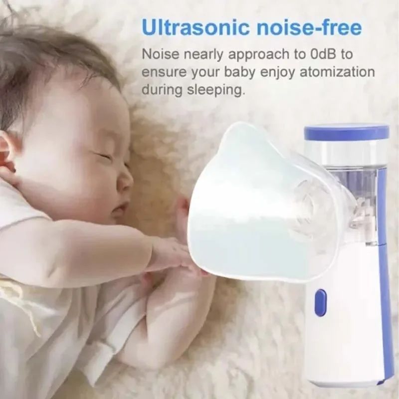Inhalator siateczkowy nebulizator przenośny bezprzewodowy medyczny