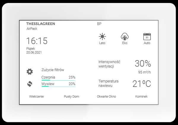 Rekuperator Thessla Green Air Pack 4 400h Energy+