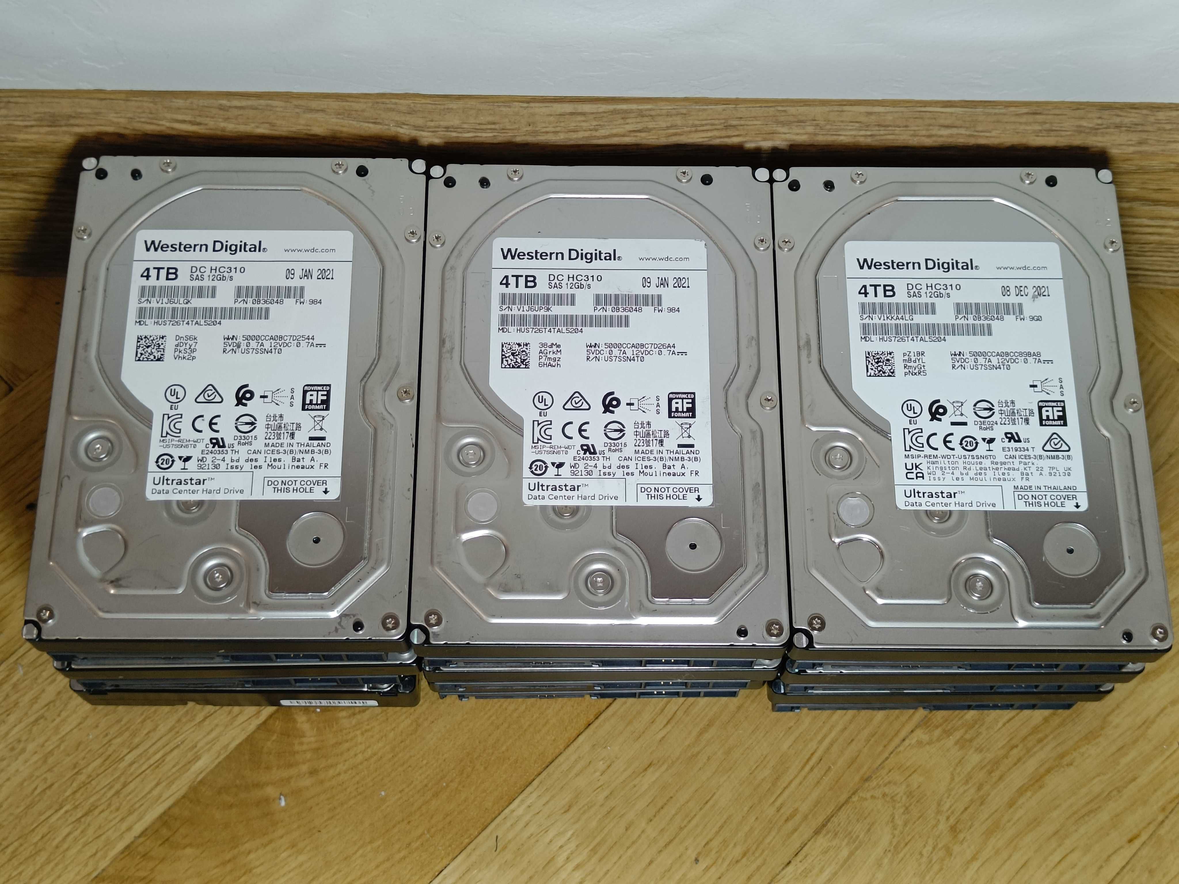 Серверний Хард Диск HDD Western Digital 4TB SAS 12GB/s 3.5 2021 рік