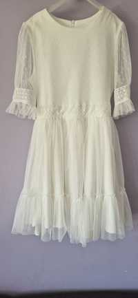 Sukienka elegancka biała 158