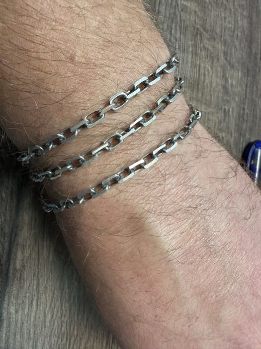 Серебряная цепочка якорная 925 пр 25 грамм