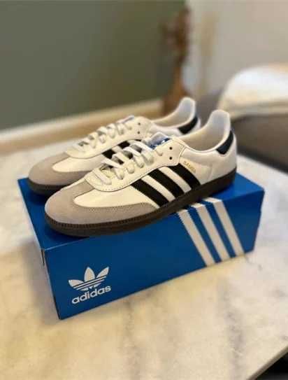 Promocje！！ adidas Samba OG Cloud White Core Black 41 EU