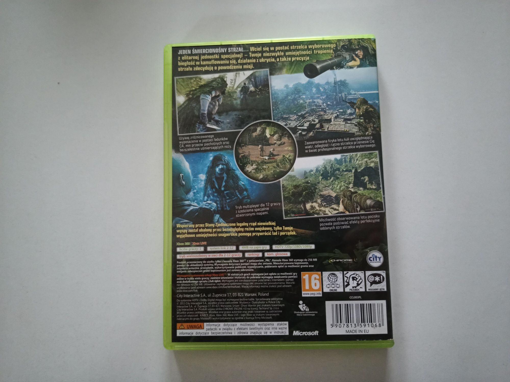 Gra Xbox 360 Sniper (Polska wersja)