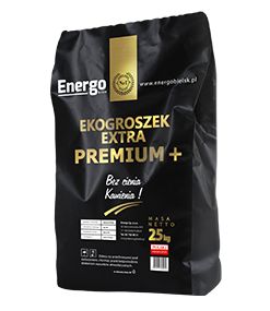 Ekogroszek ENERGO PREMIUM + 1550,00 zł/tona - 38,75 zł/ worek