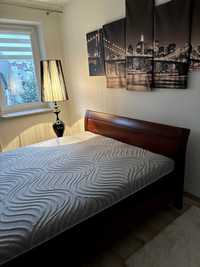 Łóżko drewniane KLER oraz Materac Sealy Majestic