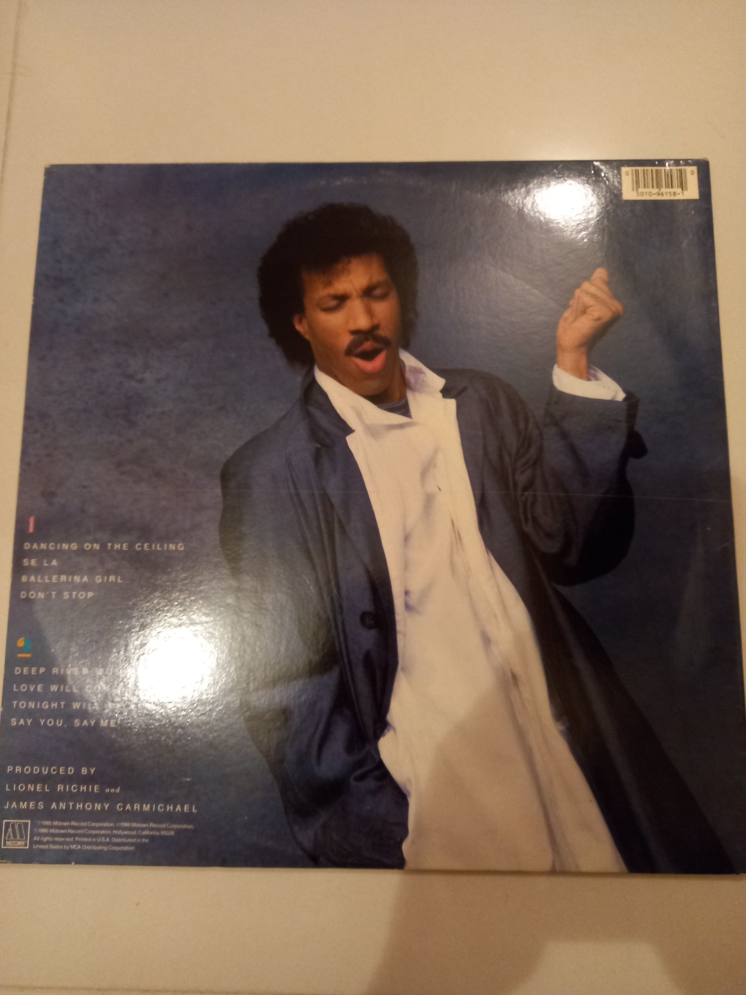 Lionel Richie Dancing of the Ceiling winyl