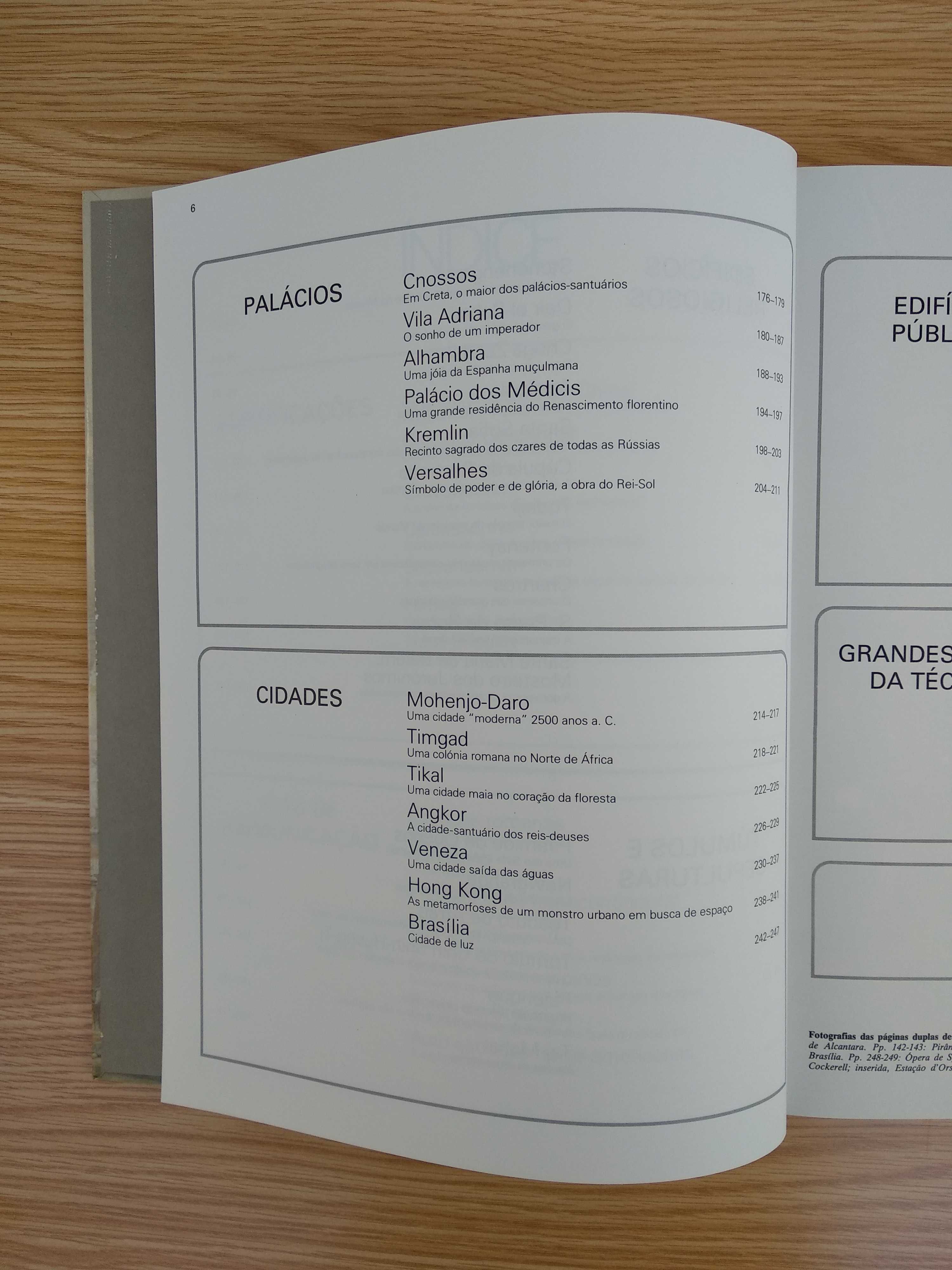 Livro de Arquitetura 'As Grandes Construções do Homem' Reader's Digest