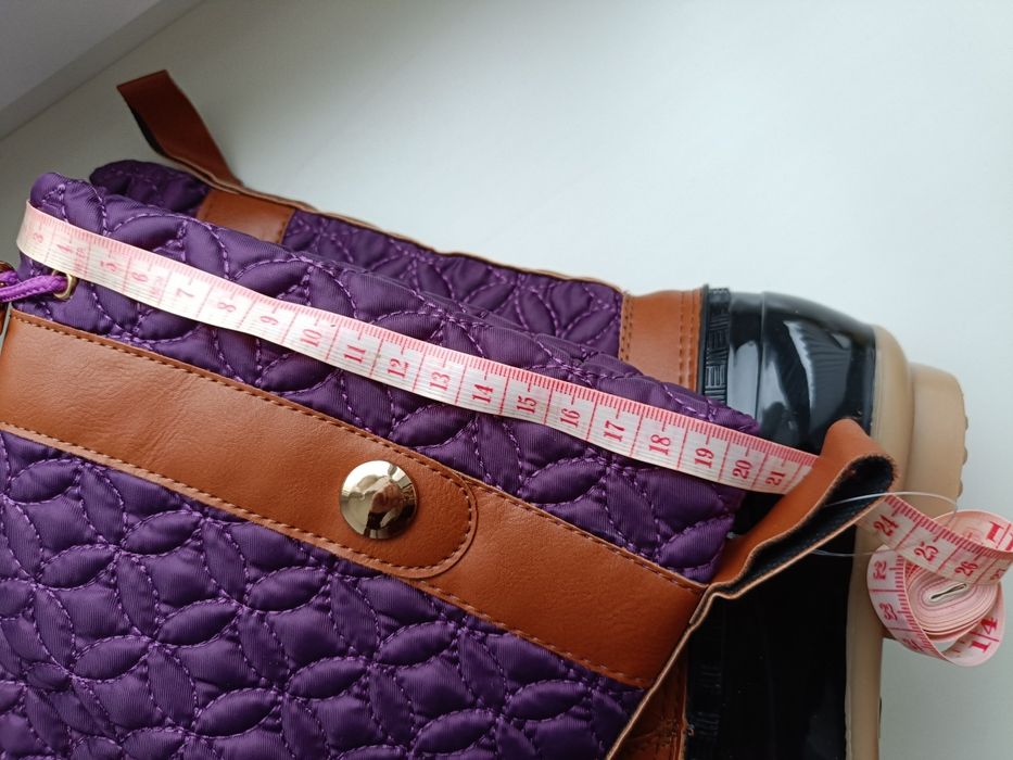 Гумові жіночі чобітки утеплені