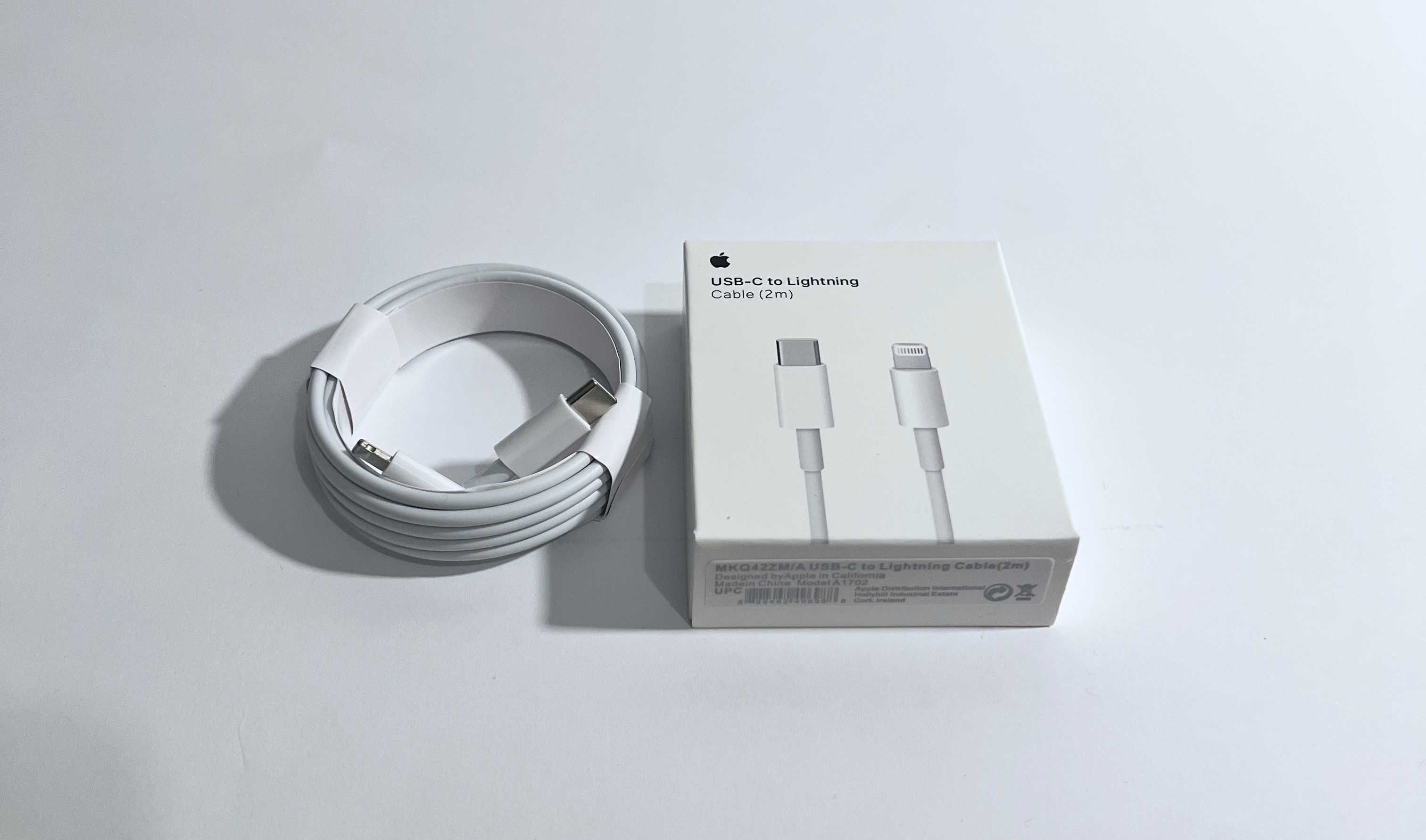 Ładowarka kabel przewód 2 METRY KOSTKA 20W USB-C  iPhone iPad 2M